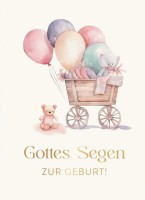 Doppelkarte - Gottes Segen zur Geburt